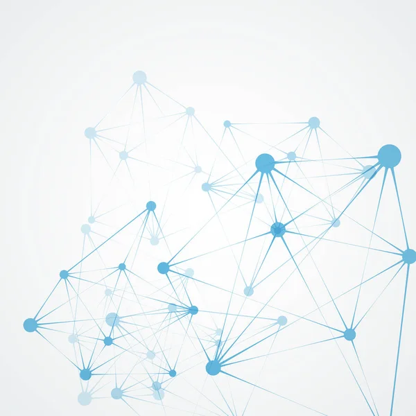 Ağ bağlantısı modern tasarım. Arka plan bilim ve teknoloji