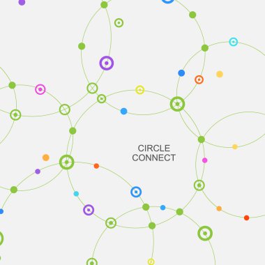 Teknoloji güzel arka plan. Vektör çizim bağlantı ve ağ
