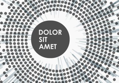 Arka plan ile noktalı resim çizmek. Faaliyet Raporu, dergi veya sunum için kapak