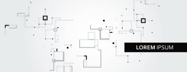 Vektör çizgi stili geometrik desen arka plan