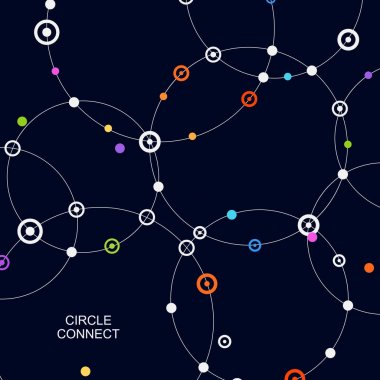 Teknoloji güzel arka plan. Vektör çizim bağlantı ve ağ