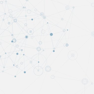 Vektör soyut bilim arka plan metin için yer ile