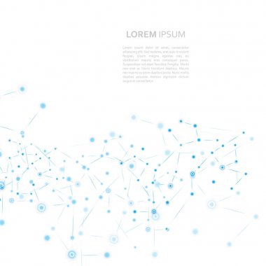 molekül yapısı vektör arka plan