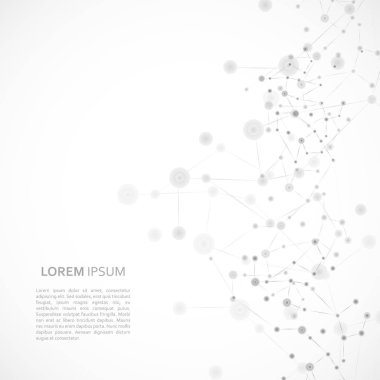 Yapısı molekül ve iletişim arka plan