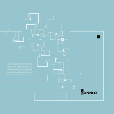 Vektör arka plan için geometrik soyut desen tasarım