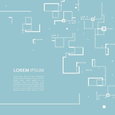 Vektör arka plan için geometrik soyut desen tasarım