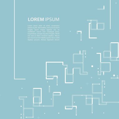 Vektör arka plan için geometrik soyut desen tasarım