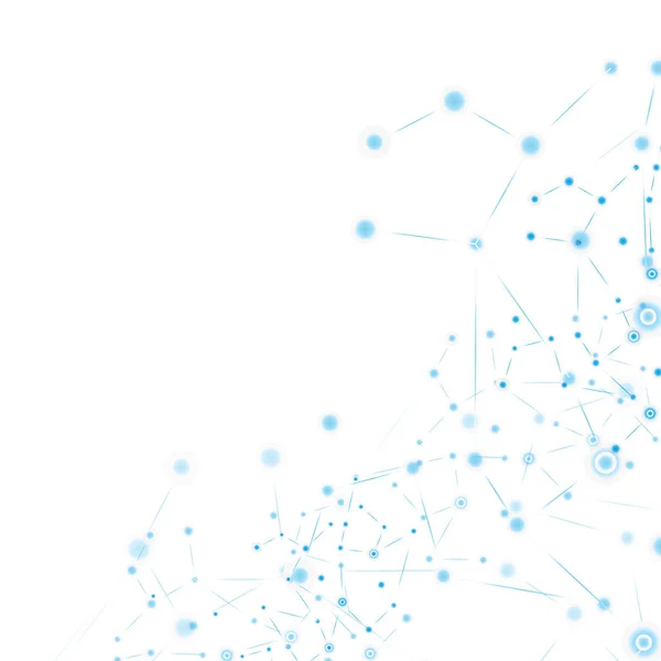 Vektör soyut bilim arka plan metin için yer ile