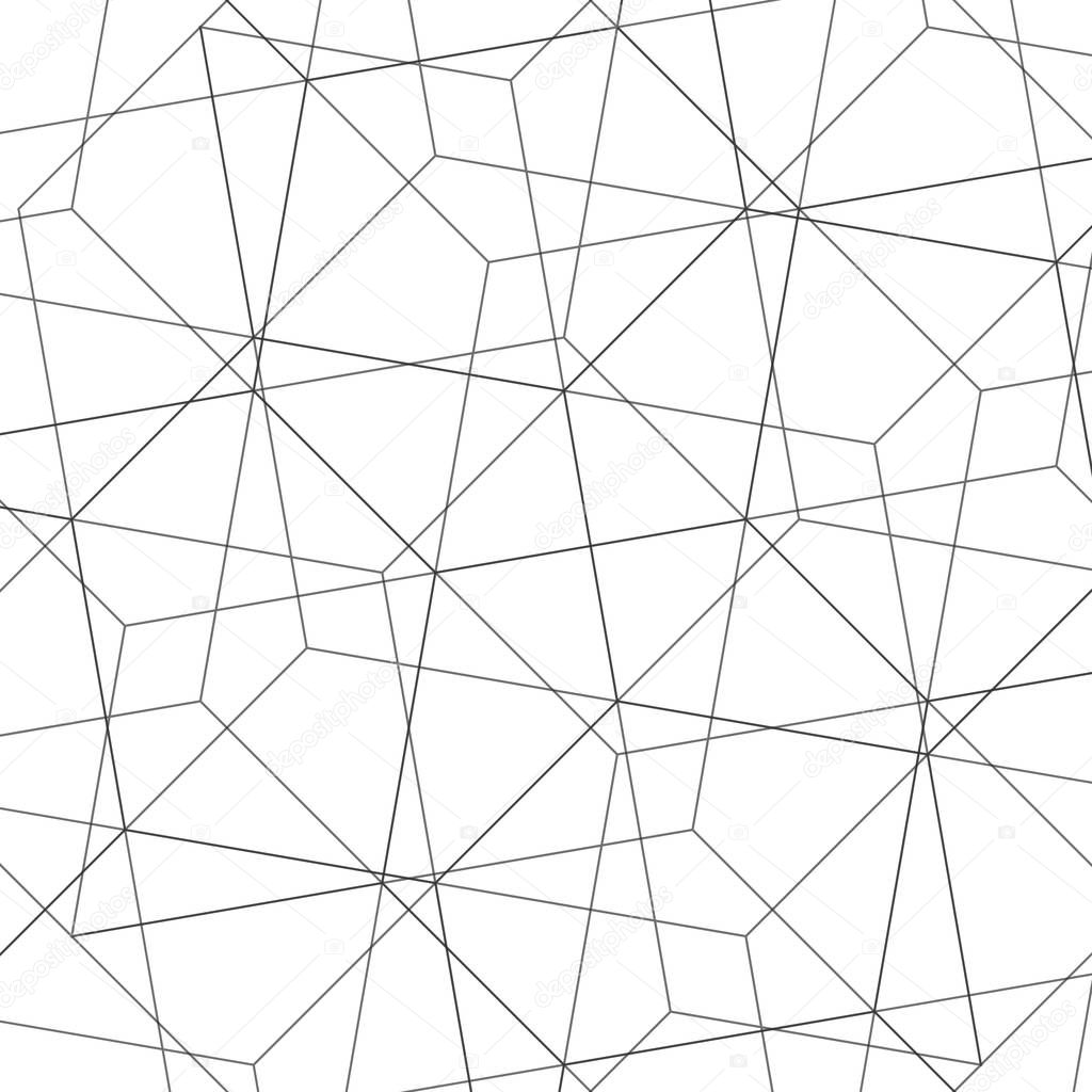 Vector abstract hexagon pattern. Modern texture with repeating geometric grid