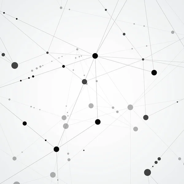 Vector background with abstract molecular background for medical research, reports, scientific presentations Royalty Free Stock Vectors