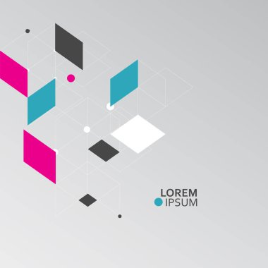 Vektör altıgenler desen. Bağlantı, genetik, bilim, kimyasal ve sosyal ağ