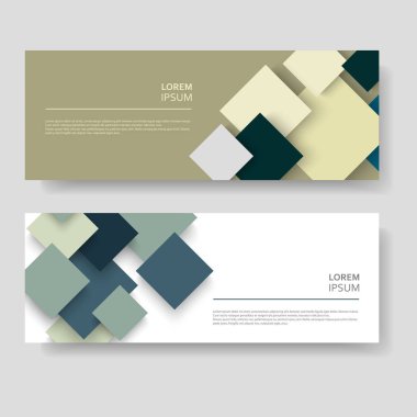 Kareler tasarım vektör. Modern Soyut renkler arka plan