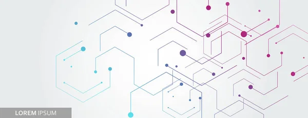 Vektör paneli tasarımı, altıgen desenli beyaz arkaplan