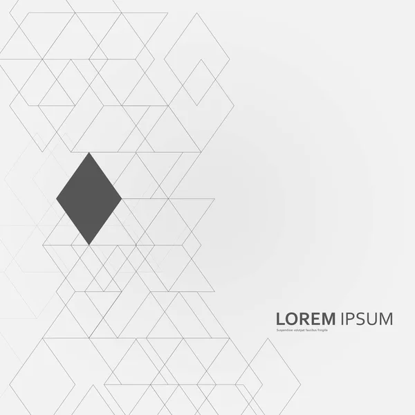Abstract Black Line Pattern Hexagon (em inglês). Design minimalista criativo —  Vetores de Stock