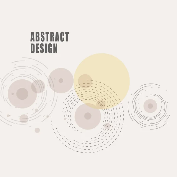 Antecedentes de tecnología moderna abstracta, diseño de giro futurista. Líneas y elementos de estructura circular — Vector de stock