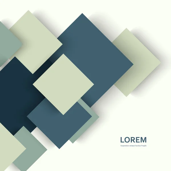 Kareler tasarım vektör. Modern Soyut renkler arka plan