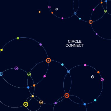 Teknoloji güzel arka plan. Vektör çizim bağlantı ve ağ