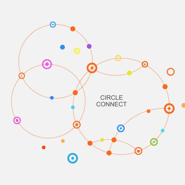 Teknoloji güzel arka plan. Vektör çizim bağlantı ve ağ