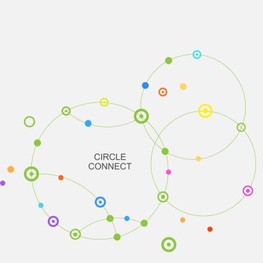 Teknoloji güzel arka plan. Vektör çizim bağlantı ve ağ