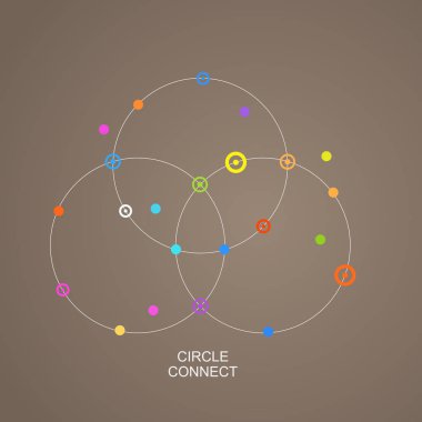 Teknoloji güzel arka plan. Vektör çizim bağlantı ve ağ