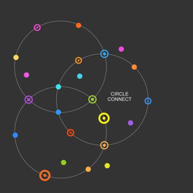 Teknoloji güzel arka plan. Vektör çizim bağlantı ve ağ