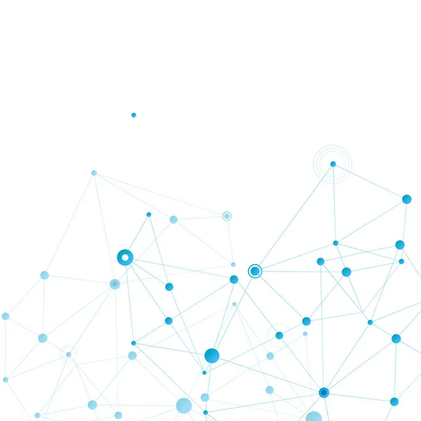 Moleküler bağları unsurlar ile modern vektör tasarımı