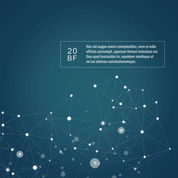 Soyut bilimsel arka plan bağlamak