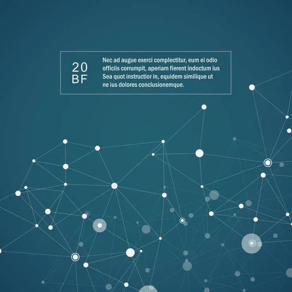 Soyut bilimsel arka plan bağlamak