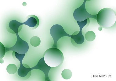 Bilim, kimya, tıp, biyoteknoloji için teknoloji tarzında soyut bağlantı yapısı ve vektör görüntüsü