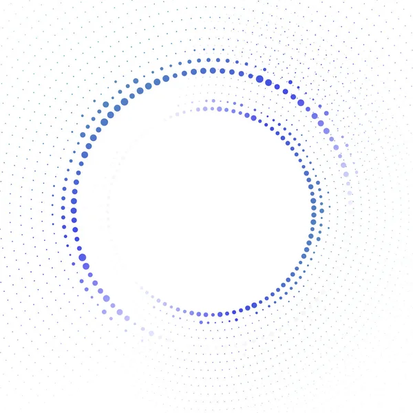Kleur abstracte halve toon cirkel ontwerp element. Vectorillustratie — Stockvector