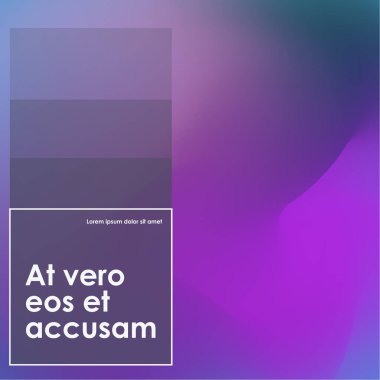 Doğa dalgası arka planı. Değişik renklerde modern desenler. Vektör İllüstrasyonu