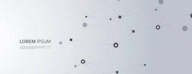 Moleküler yapılarla soyut bir arkaplan. Moleküller, DNA, genetik mühendisliği. Biyoloji konsepti. Vektör Eps10