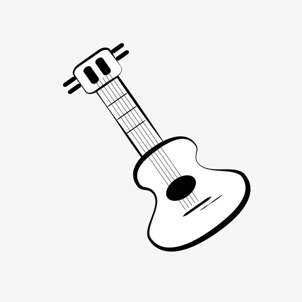 Gitaar pictogram vector — Stockfoto