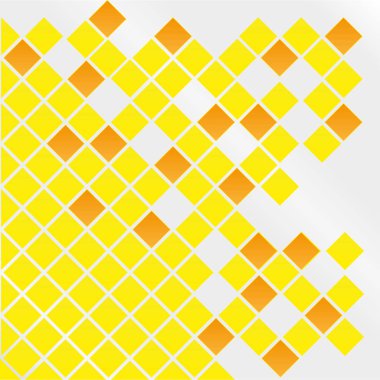 Sarı kareler doku geometri arka plan