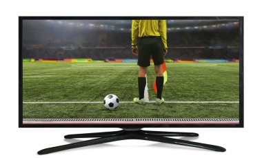 4k monitörü beyazda izole edildi