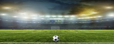 bir futbol maçı başlangıcı