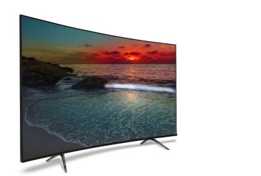 4k monitörü beyazda izole edildi