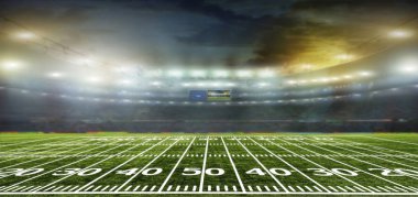 Stadyumu. Futbol ya da futbol arka 