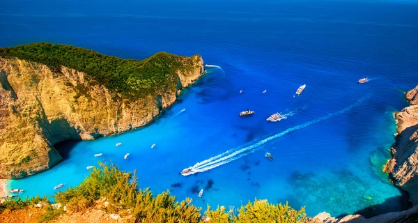 Zakynthos Adası, kartvizit. Defne Navagio. 