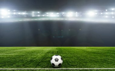 Stadyumu. Futbol ya da futbol arka 