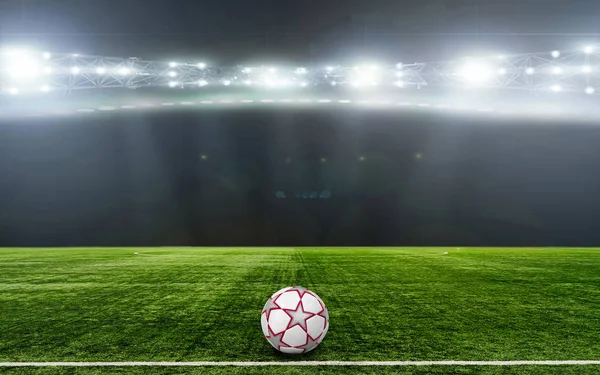 Stadyumu. Futbol ya da futbol arka 