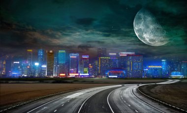 Otoban başlık şehir