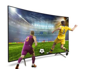 4k monitörü beyazda izole edildi