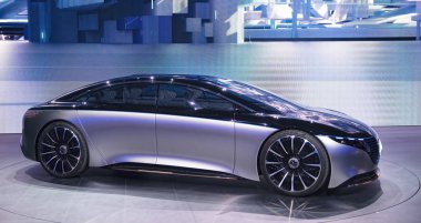  Mercedes Benz Vision Eqs lüks elektrikli konsept araba