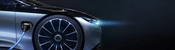 Mercedes Benz Vision luxusní elektrický koncept auto — Stock fotografie