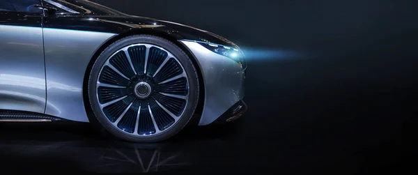 Mercedes Benz Vision luksusowy elektryczny samochód koncepcyjny — Zdjęcie stockowe