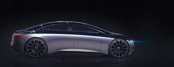 Mercedes Benz Vision Eqs πολυτελές ηλεκτρικό concept car — Φωτογραφία Αρχείου