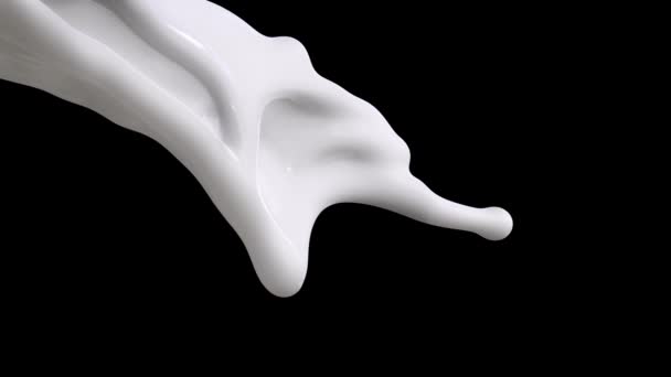 牛奶流量下降 — 图库视频影像