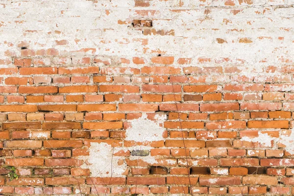 Kırmızı tuğla duvar arkaplanı — Stok fotoğraf