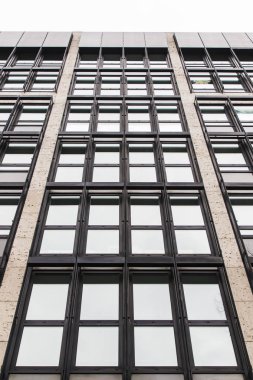 windows gün ışığı yansımaları ile bina cephe